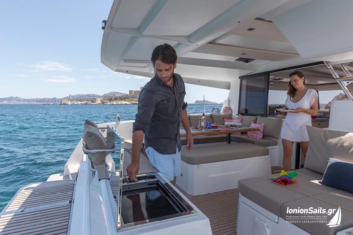 ionionsails.com - charter Fountaine Pajot Astrea 42, Inoe, catamaran