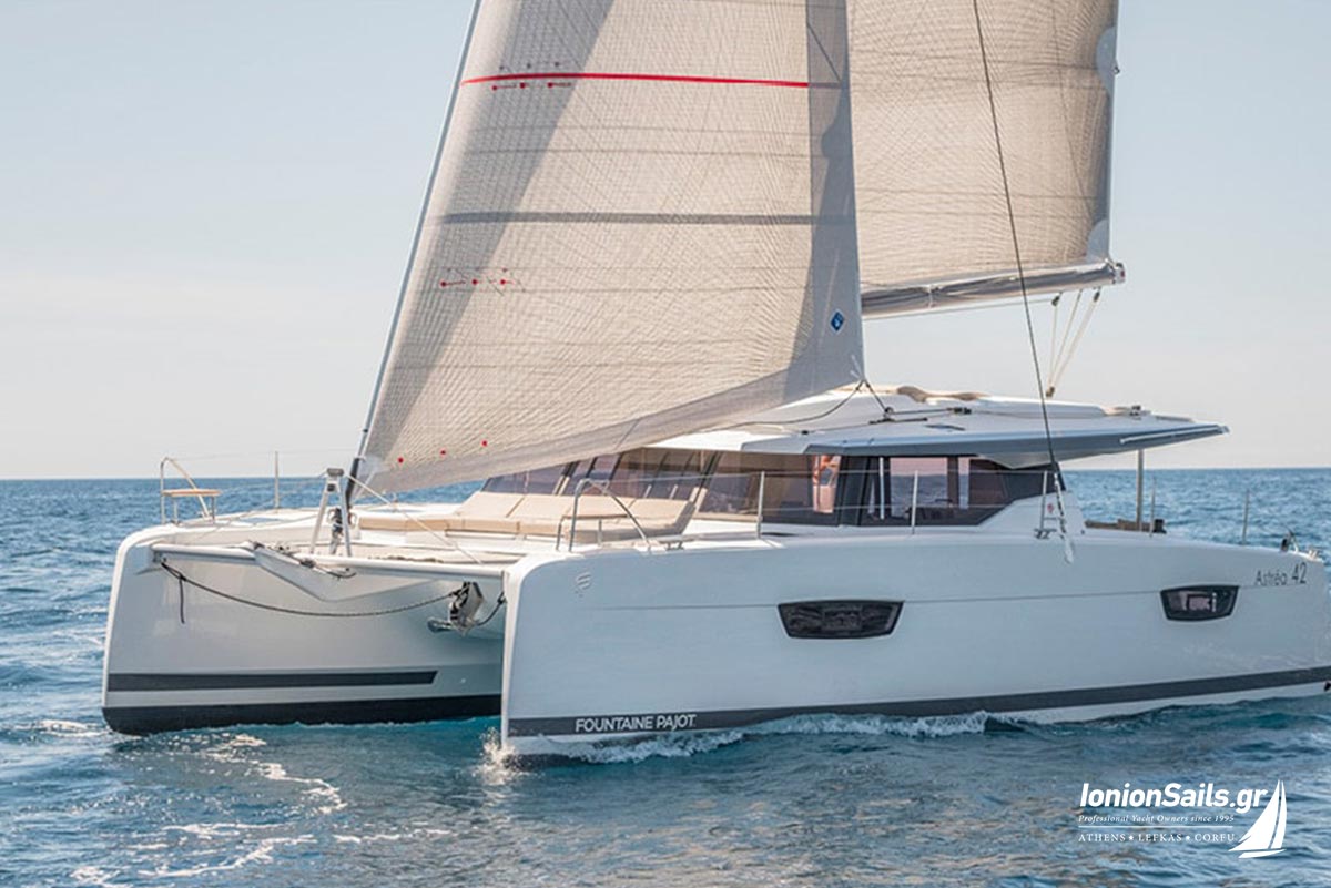 ionionsails.com - charter Fountaine Pajot Astrea 42, Inoe, catamaran